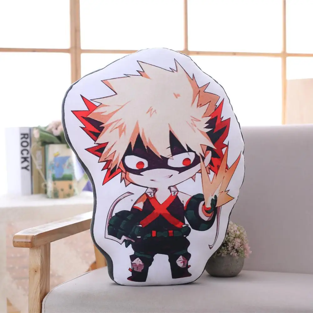 Аниме My Hero Academy Boku No izku Katsuki Todoroki мягкая плюшевая игрушка кукла мягкая подушка Милая