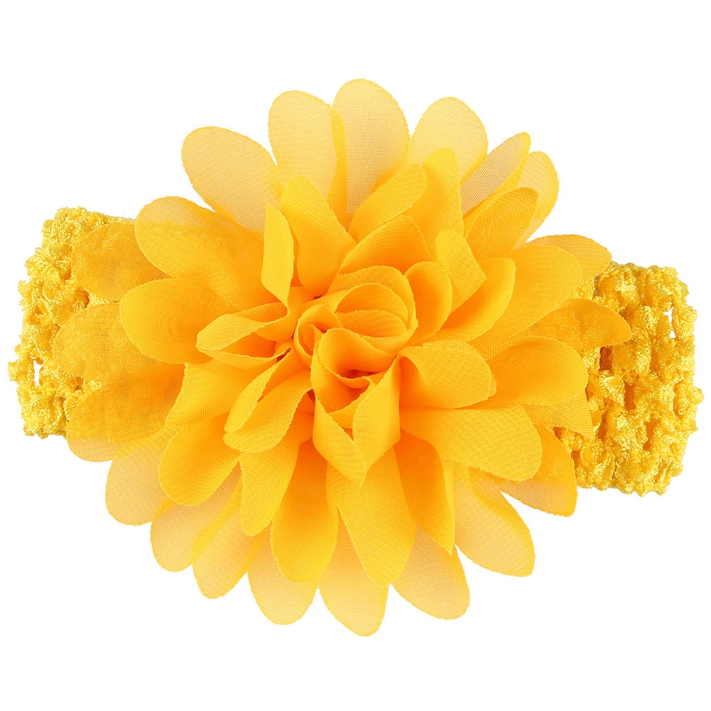 

2019 New Lovely Headband Girls Kids Elastic Hairband Lace Flower Children Headbands for Child Hair Band Kids Hair Accessories