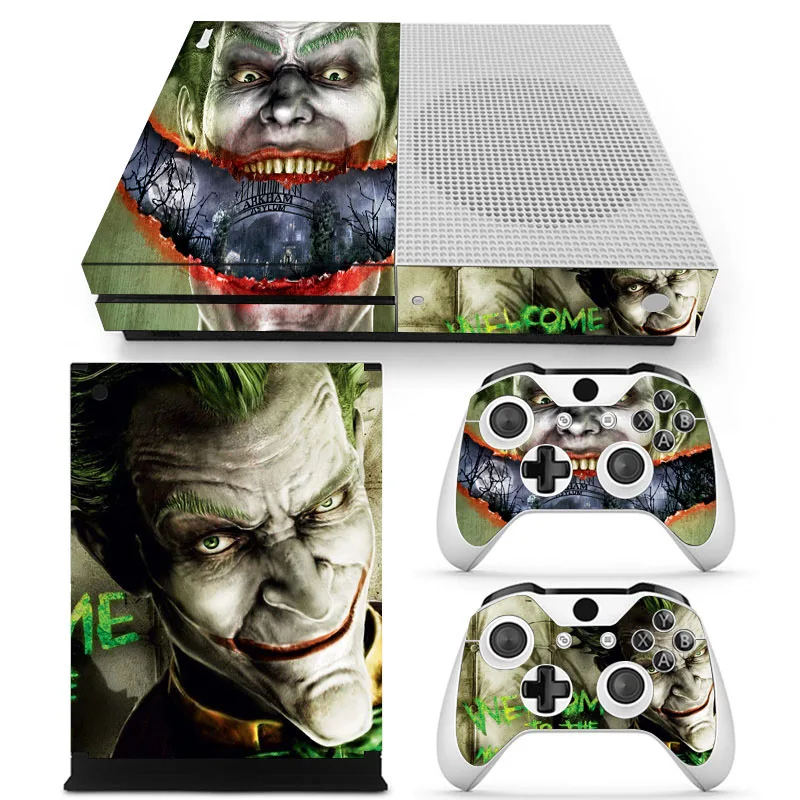 Виниловая наклейка Joker Защитная пленка для Microsoft Xbox One SLIM и 2 контроллера s XBOX ONE