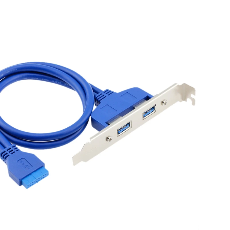 С перегородкой 20Pin к Usb3.0 два порта расширения перегородки линии материнской платы 20P к двойной Usb3.0 перегородки линии