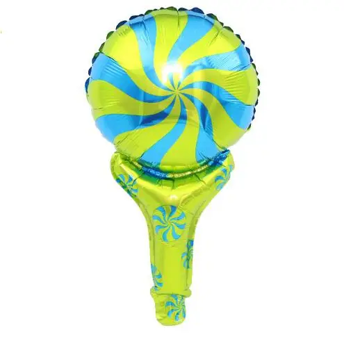 50*30 см ветряная мельница ручной воздушный шарик из фольги в форме леденца globos