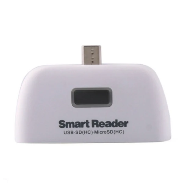 4 в 1 OTG/TF/SD считыватель смарт-карт адаптер Micro USB порт зарядки для Android NK-Shopping