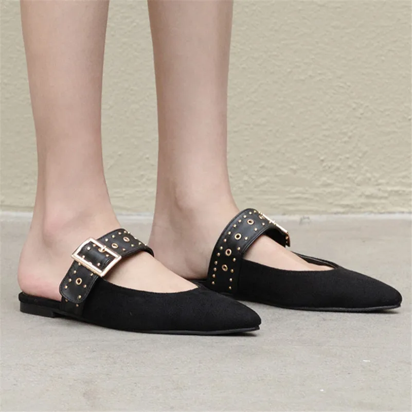 Женские шлепанцы FEDONAS повседневные туфли лодочки из натуральной кожи с