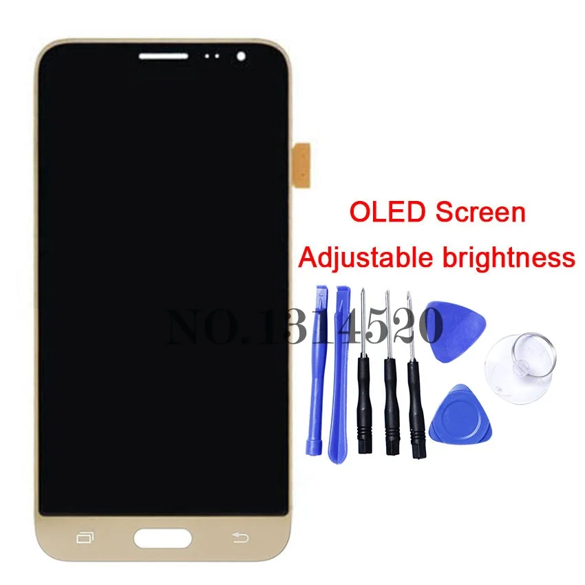 Телефон AMOLED дисплей для Samsung Galaxy J3 2016 J320 J320F J320M J320P ЖК-дисплей сенсорный экран Digitizer