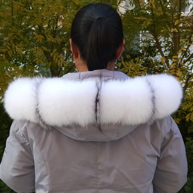 Натуральный воротник из натурального Лисьего меха красочный шарф для телефона