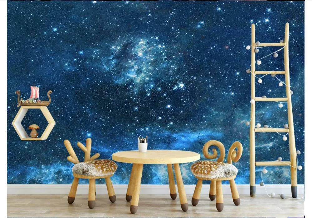 Пользовательские фото обои 3d потолочные атмосферная мечта Звезда Млечный Путь