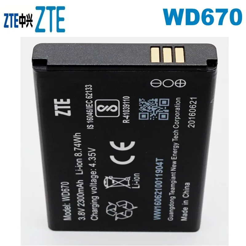 Лот из 1000 шт zte горячая Распродажа 150 Мбит WD670 WI POD Портативный 4G LTE Карманный wifi-роутер