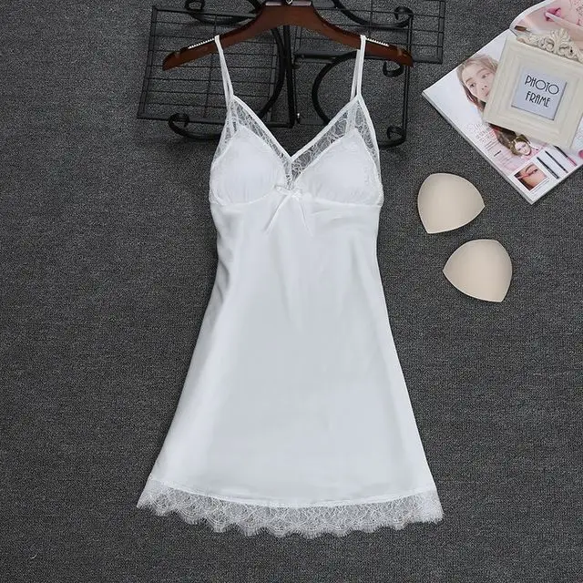 dress white Сексуальное женское кимоно из вискозы, белый халат для невесты, невесты, подружки невесты, Свадебный халат, комплект, кружевная отделка, одежда для сна, Повседневная Домашняя одежда, ночное белье - Цвет: dress white