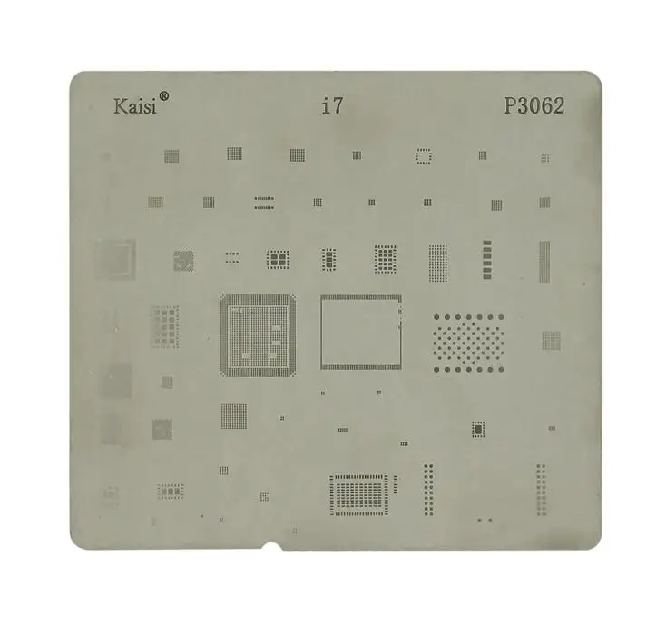 Высокое качество BGA трафарет Комплект для iPhone5 5S 6 6S 7 8 X XS XR XS MAX материнская плата IC чип реболлинга трафареты - Цвет: iPhone 7