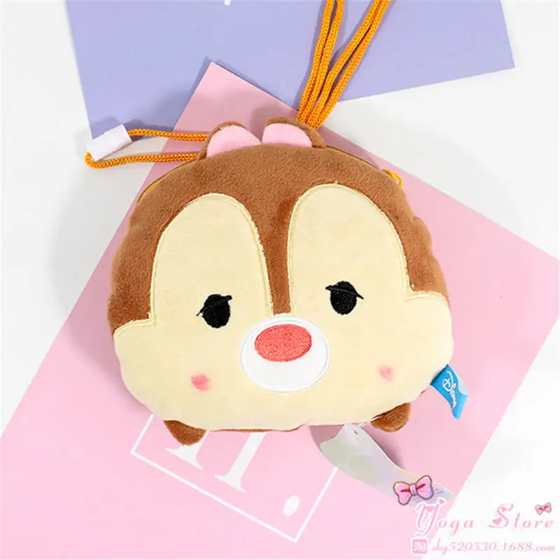 Disney Популярные мультфильм кукла crossbody Кошелек Микки и Минни белка Брат Большой средства ухода для век Дональд Дак стежка детские плюшевые игрушки - Цвет: 4