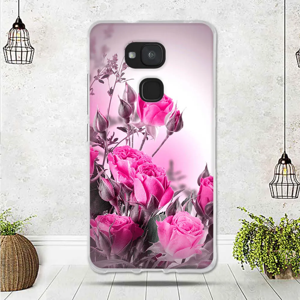 Для Funda BQ Aquaris V 5 2 чехол силиконовый мягкий из ТПУ защитный для VS Цветочный милый