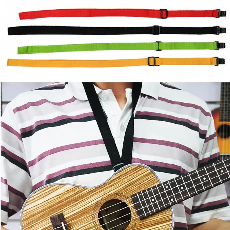 Регулируемый цветной укулелепояс стиль слинг с крючком укулеле гитарный ремень