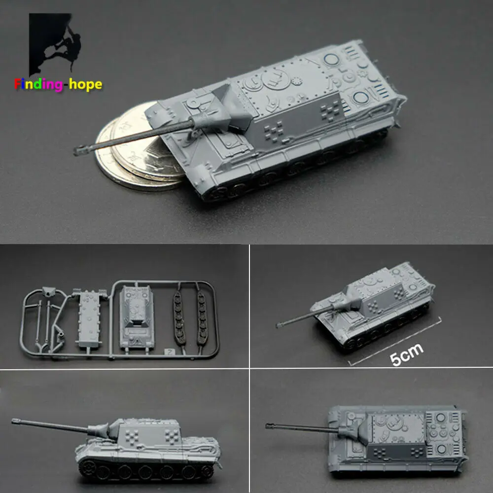 Jagdpanzer V 4D Сборная модель танка panzerkampfwgen T-34/85 AMX-30MAIN Строительные кирпичи мировая война Военная армия боевой танк 1/144 масштаб - Цвет: Jagdpanzer V