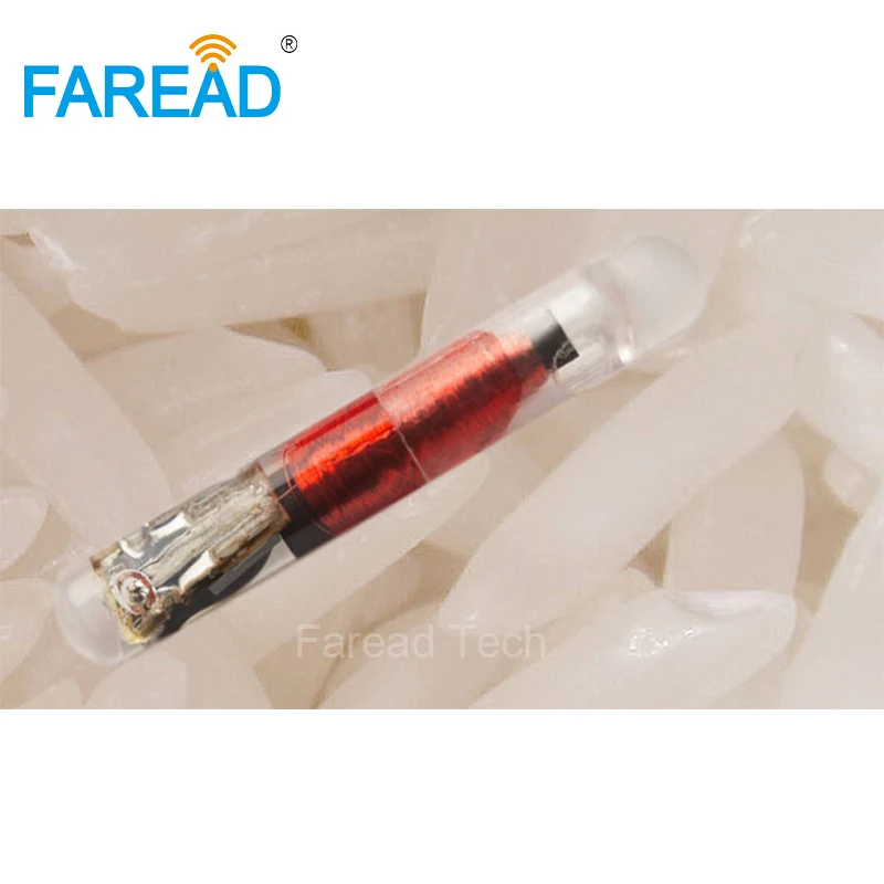 2,12*12 мм микрочип Rfid Micro Bioglass метки для идентификационного чипа транспондер цифрового удостоверения личности для отслеживания EM4100/EM4102/EM4200 125 кГц