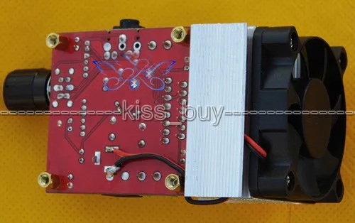 4 0 усилительная плата Bluetooth TDA7379BTB 50 Вт + автомобильный аудиоприемник вентилятор