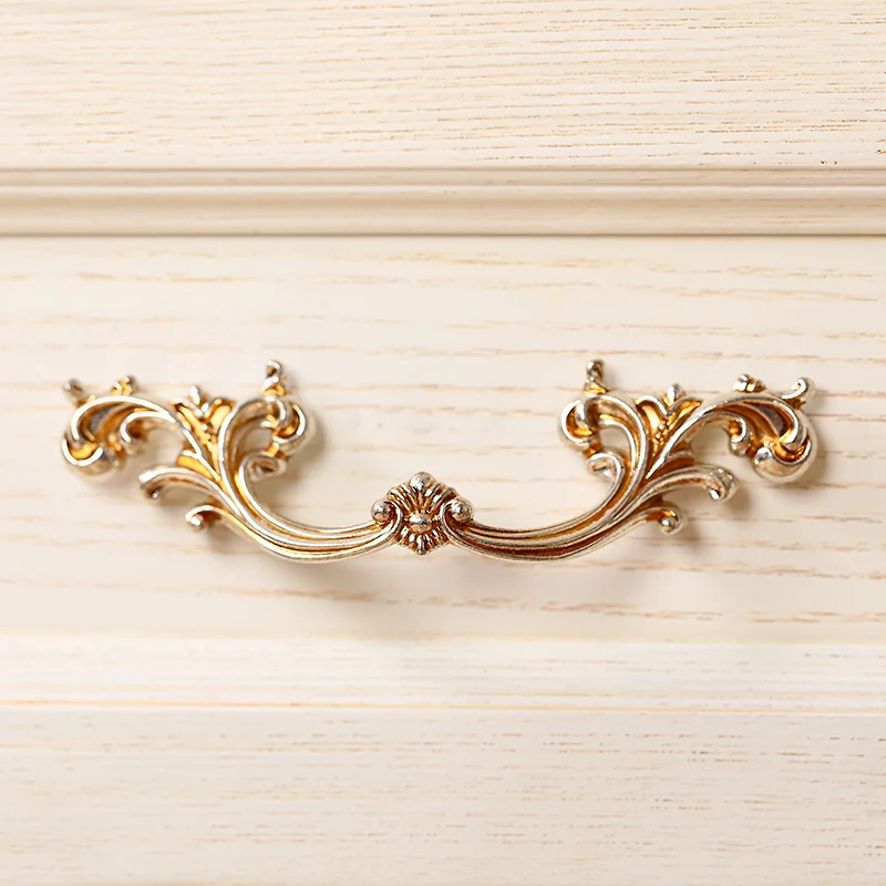 Старинная бронзовая ручка для мебели из цинкового сплава ящика комода ручки