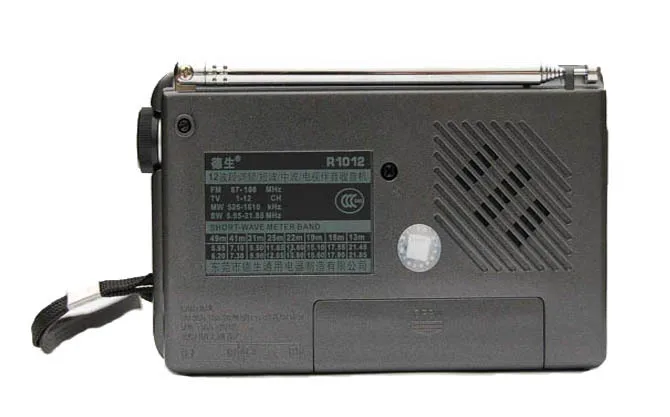 Розничная Оптовая продажа новый полный бренд TECSUN R-1012 высокое качество MW SW FM-TV 12