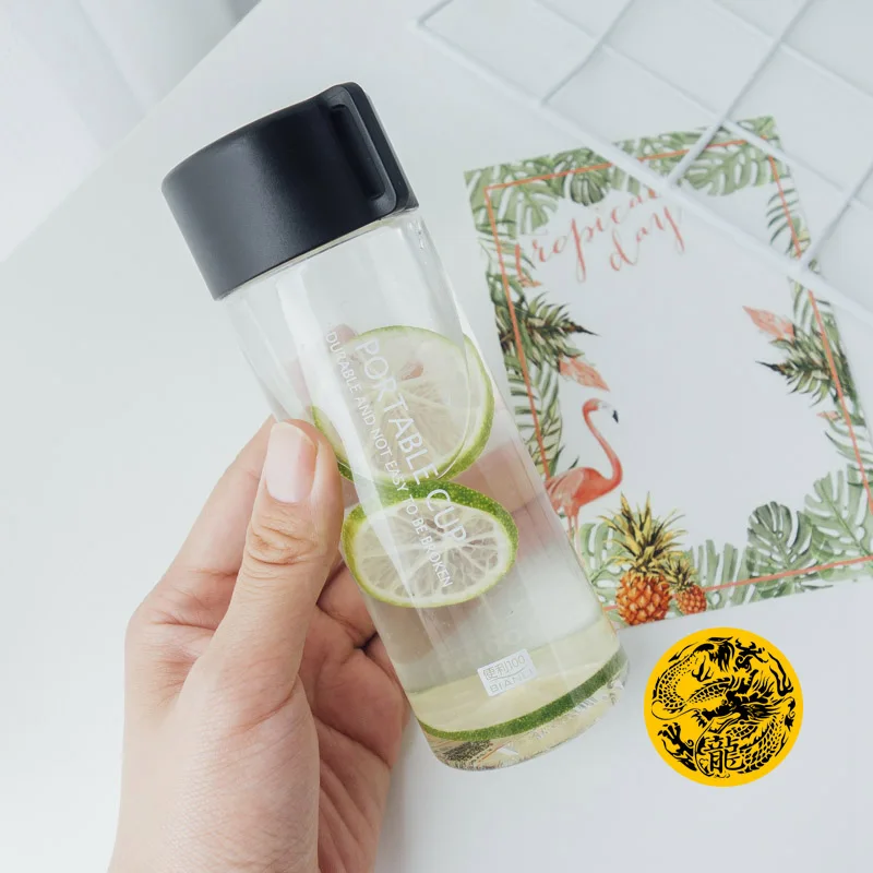 Пластиковые бутылки здоровья пластиковые бутылки для воды 4 цвета ПП Материал 300 мл Спорт Велоспорт Кемпинг легко пространство