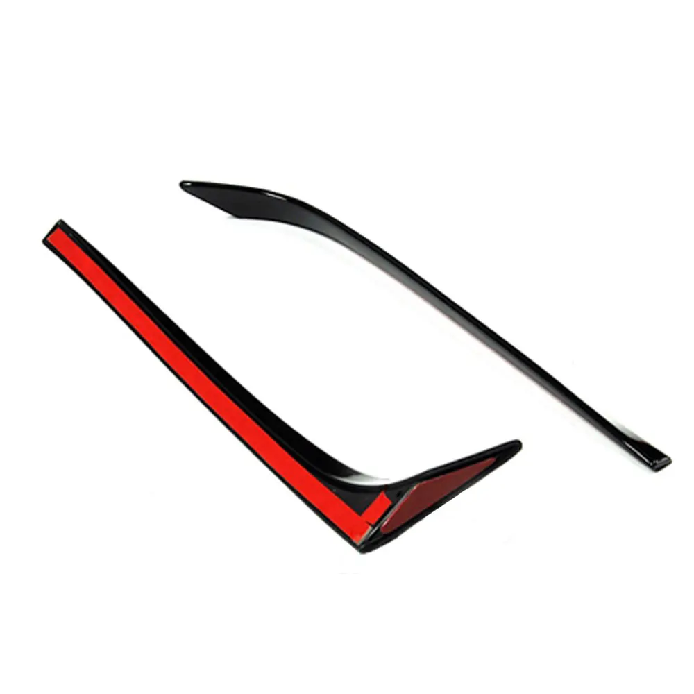 

free shipping Piano paint Spoiler Side Wing Lip for Volkswagen Golf 7 MK7 Standard 2014 2015 2016 2017 2018 not fit for r gti