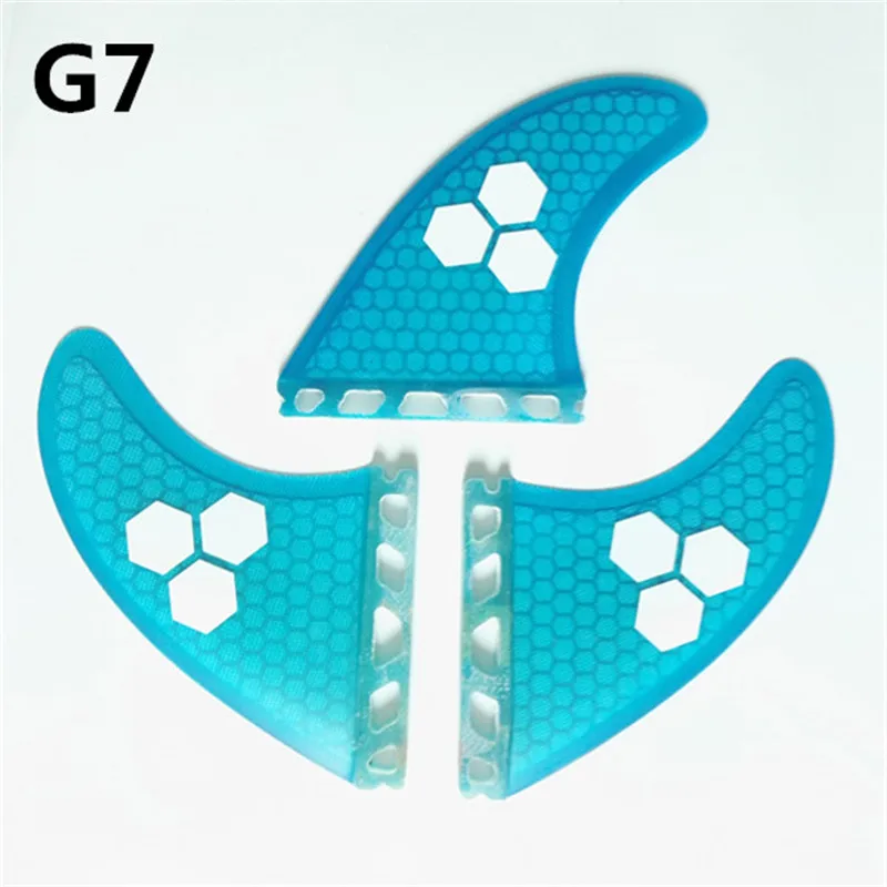 FUTURE G7 Srfda FCS/FCS II/плавник для серфинга, Future дизайн серфинга плавники/G7 Размер L с стекловолокна мед гребень материал(три-набор - Цвет: FUTURE G7