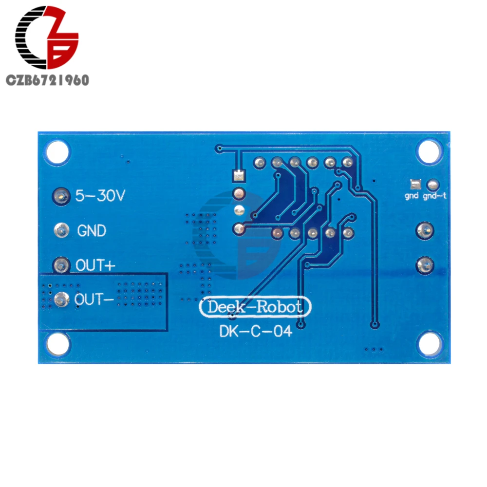 DC 12 В 24 в двойной МОП-светодиодный цифровой реле задержки времени цикл запуска таймер задержки Переключатель платы синхронизации модуль управления DIY