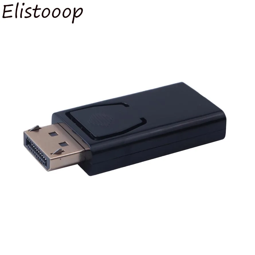 Переходник для порта дисплея 1080P DP папа HDMI Мама черный высококачественный