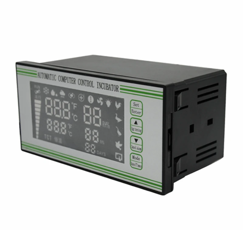 Полностью автоматический контроллер инкубатора для яиц термостат гигростат с