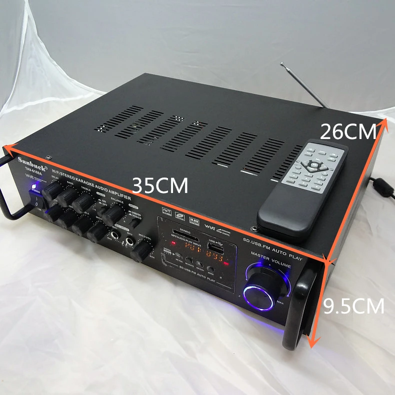 Домашний аудиоусилитель высокой мощности 2 0 Вт 220 В/12 В 500 Вт|amplifier power|500w power