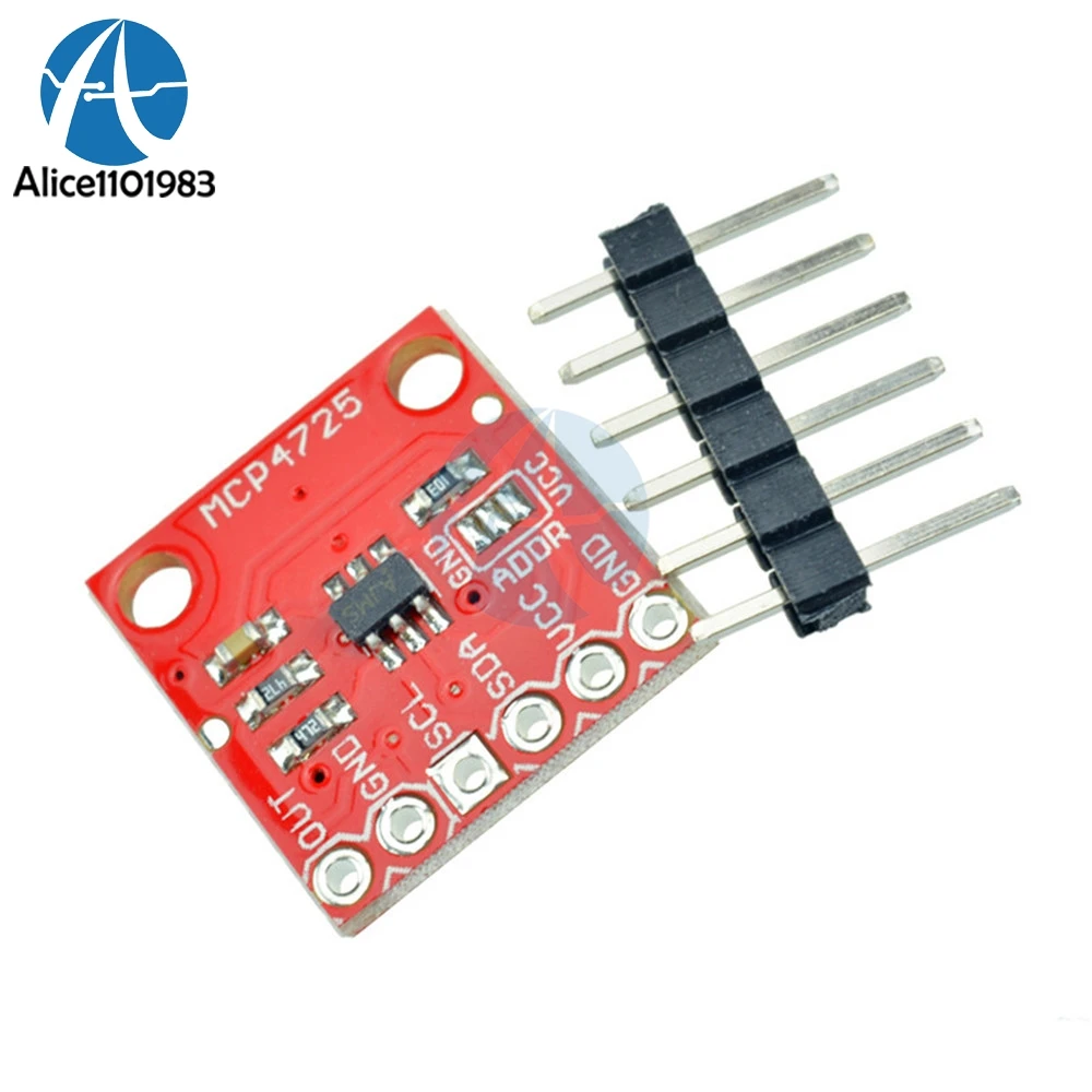 MCP4725 CJMCU DAC модуль прерывания разработки микроконтроллера плата 12 бит I2C IIC