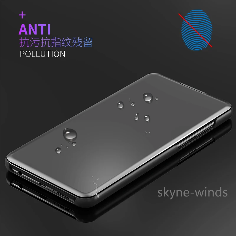 Роскошный умный зеркальный чехол для Motorola One Power P30 XT1942 Note прозрачный Moto G6 Play E5 G7 Plus