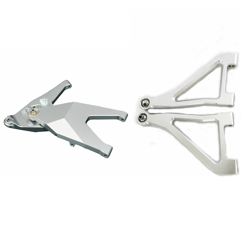 

1set Metal Front Suspension Arms Lower/Upper for Traxxas Unlimited Desert Racer UDR 1:7 RC Car Part Aluminum CNC Material