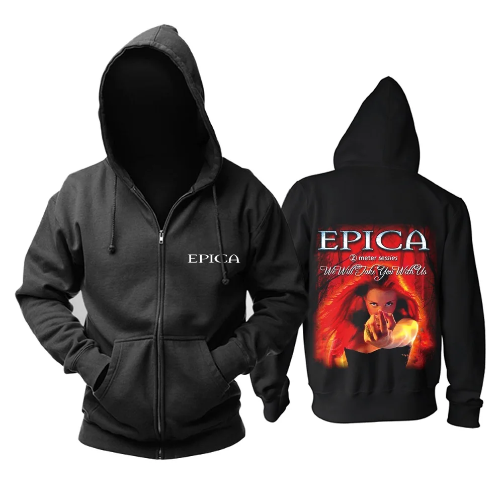 11 видов конструкций свитшоты на молнии Epica рок толстовки из мягкого хлопка в