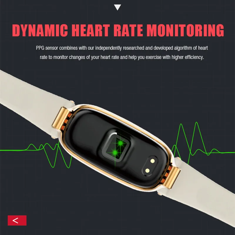 Ataliqi S3 Smart Wristband Watch Fitness Tracker Bracelet Heart Rate SmartBand Gift to Lady for IOS Android Phone Dropshipping |