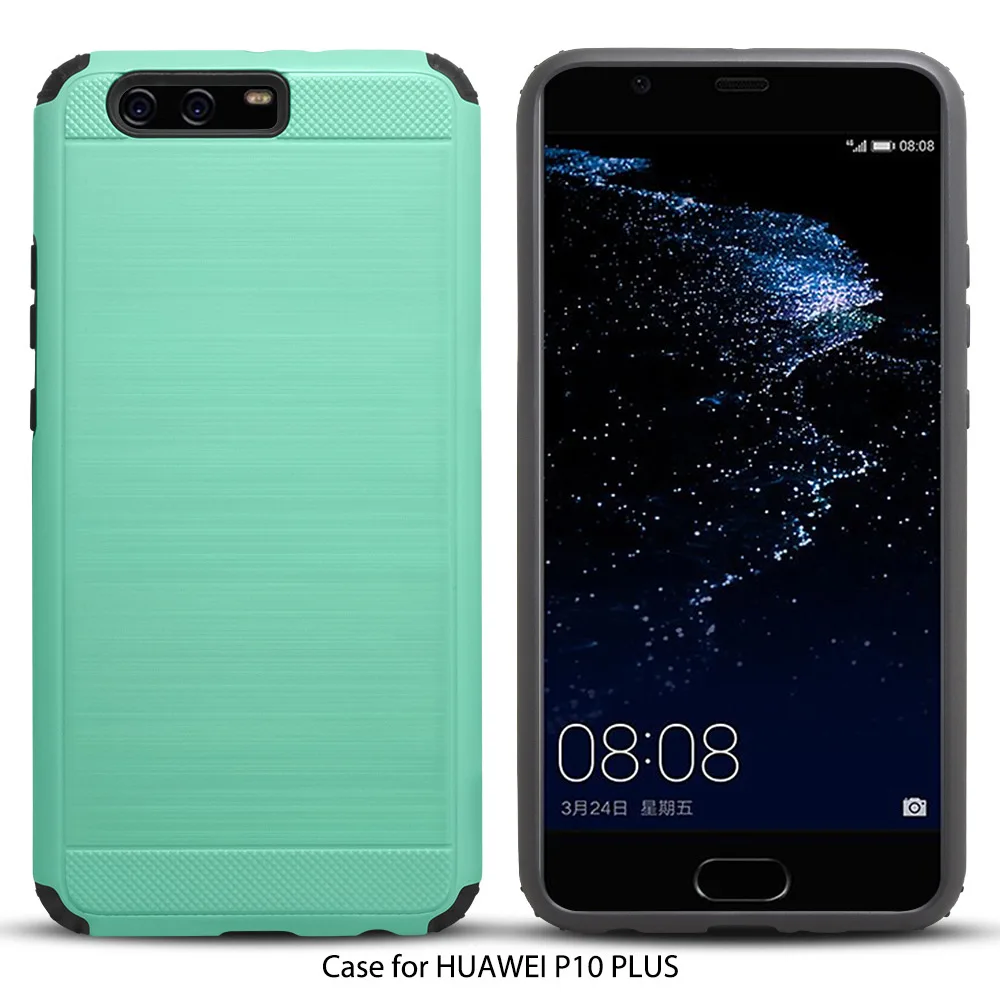 Для Huawei P10 плюс силиконовый чехол TPU + PC Обложка для Ascend Капа Coque протектор