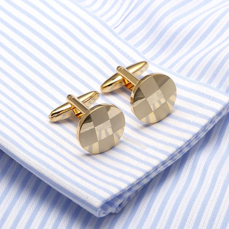 2017 топ продаж запонки лазерные Запонки Золотые Цветные манжеты Свадебные