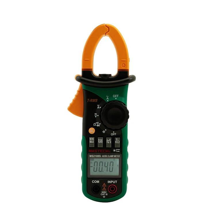 MASTECH MS2108S цифровой мультиметр с токовым зажимом переменного и постоянного