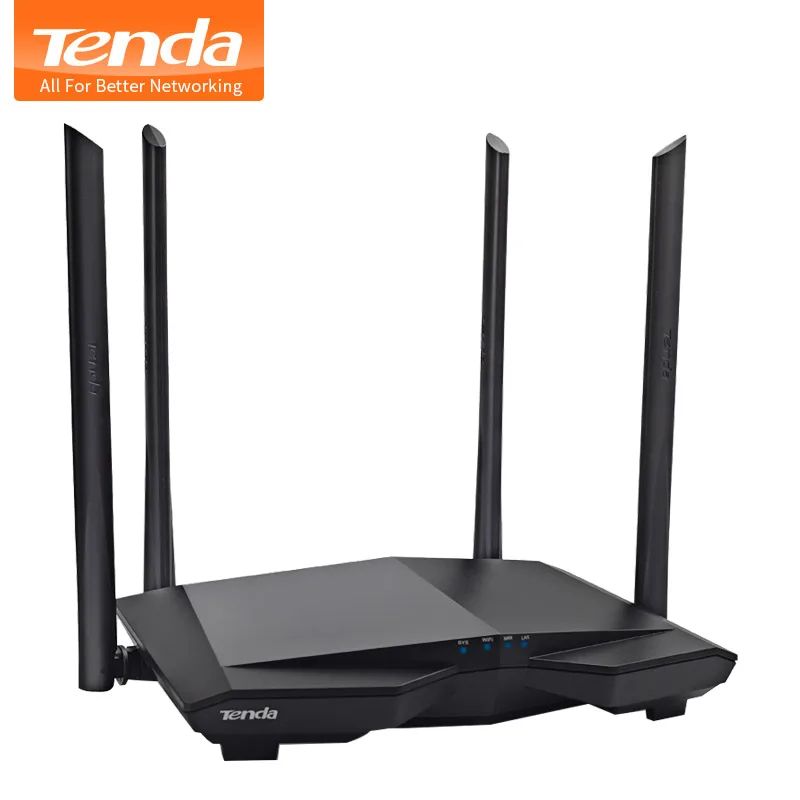 Tenda AC6 1200 Мбит/с Wifi роутер беспроводной WIFI ретранслятор 11AC двухдиапазонный 2 4G/5 0 GHz