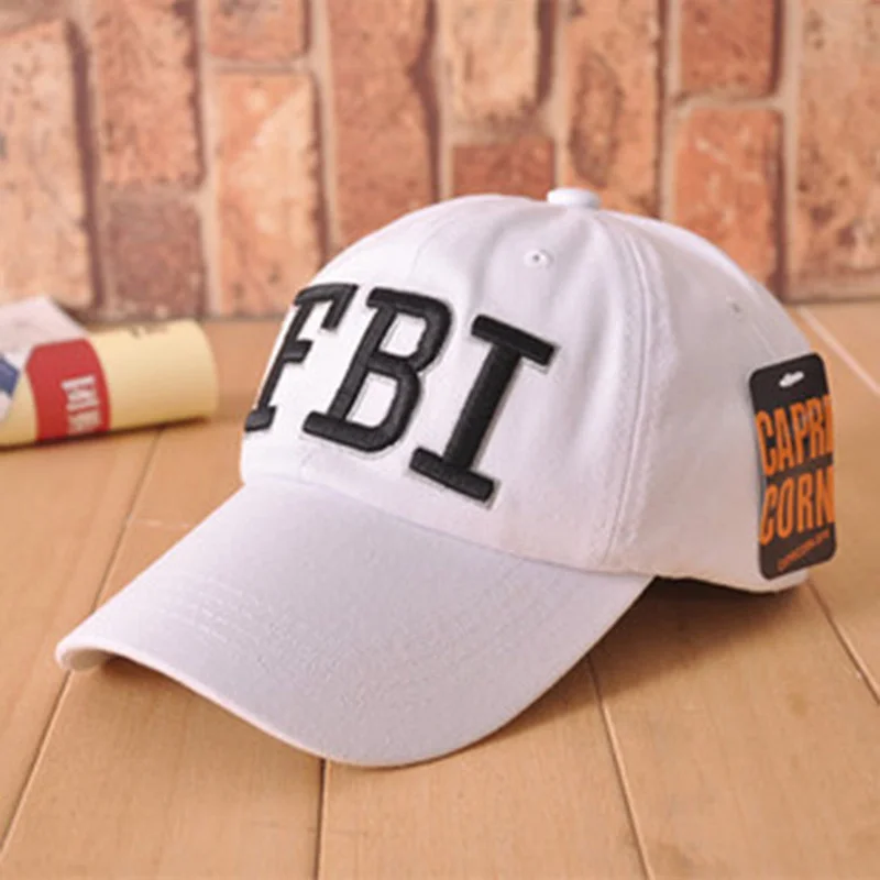 Высокое качество оптом и в розницу 1 шт. voron Hat& cap FBI мода досуг вышивка кепки S унисекс бейсболка