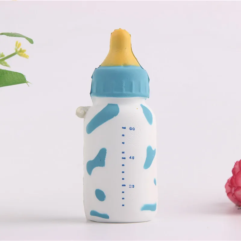 10 см* 4 см Jumbo бутылочка для кормления имитирующая подвеска на сотовый телефон ремни для гамака медленно восстанавливающийся PU пена телефон кулон украшения