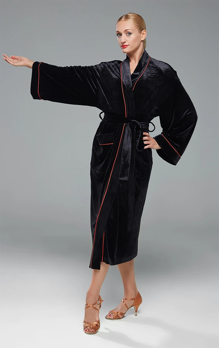 2017 Женский черный бархатный бальный вальс ритм сальса Румба латиноамериканские