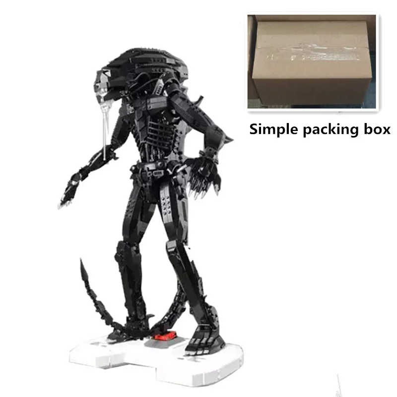 No Original Box XINGBAO 04001 шт подлинный креативный фильм серии инопланетянин робот набор детей развивающие строительные блоки кирпичи игрушка - Цвет: No Original Box