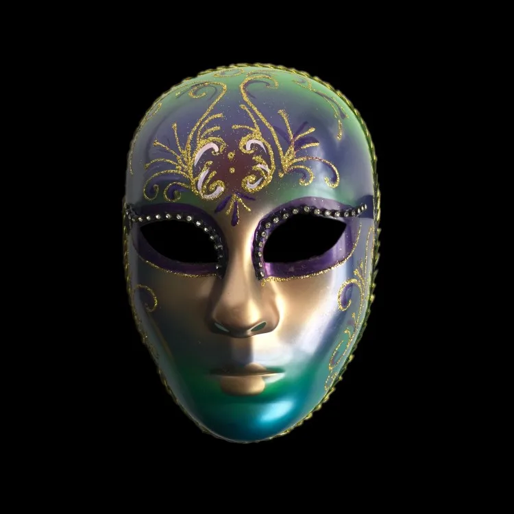 GNHYLL венецианские маски для карнавала полностью лицевая ручная роспись