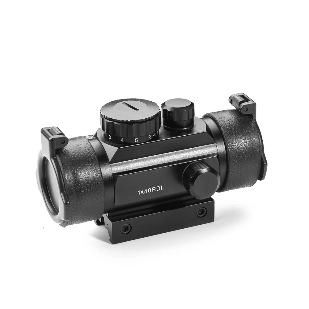 Тактический фонарь 1X40 Red Dot Коллиматорный прицел Красная охотничий прицел с Красный лазерный прицел комбинированный прицел пригодный 11/20 мм ласточкин хвост Airsoft Red Dot