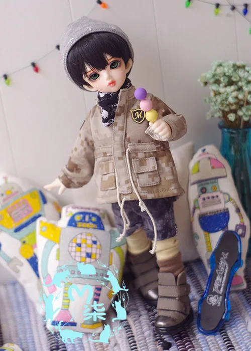 Miucat-BJD куклы камуфляж Толстовка Зимняя куртка для 1/6 yosd и 1/4msd 3 цвета