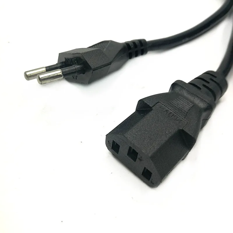 1pcs EU Plug AC Power Cord Cable 1m 100cm 3 plug contacts LED light 2835 5050 power adapter cable Charging line | Лампы и освещение