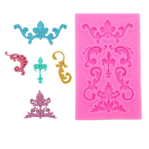 Гаджеты, формы для помадки, рельефная силиконовая форма, рельефная кружевная помадка в европейском ретро стиле, конфеты, конфеты