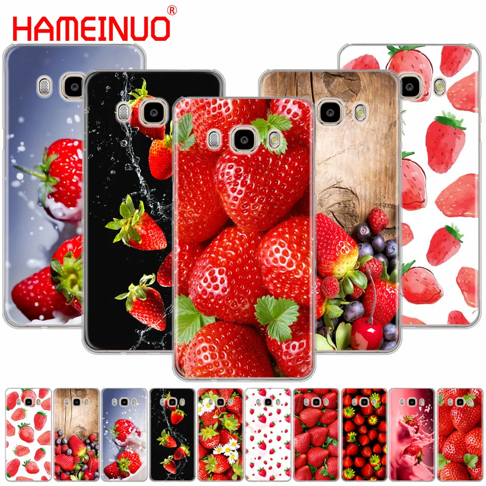 HAMEINUO чехол для телефона с клубничным молоком и фруктами Samsung Galaxy J1 J2 J3 J5 J7 MINI ACE 2016