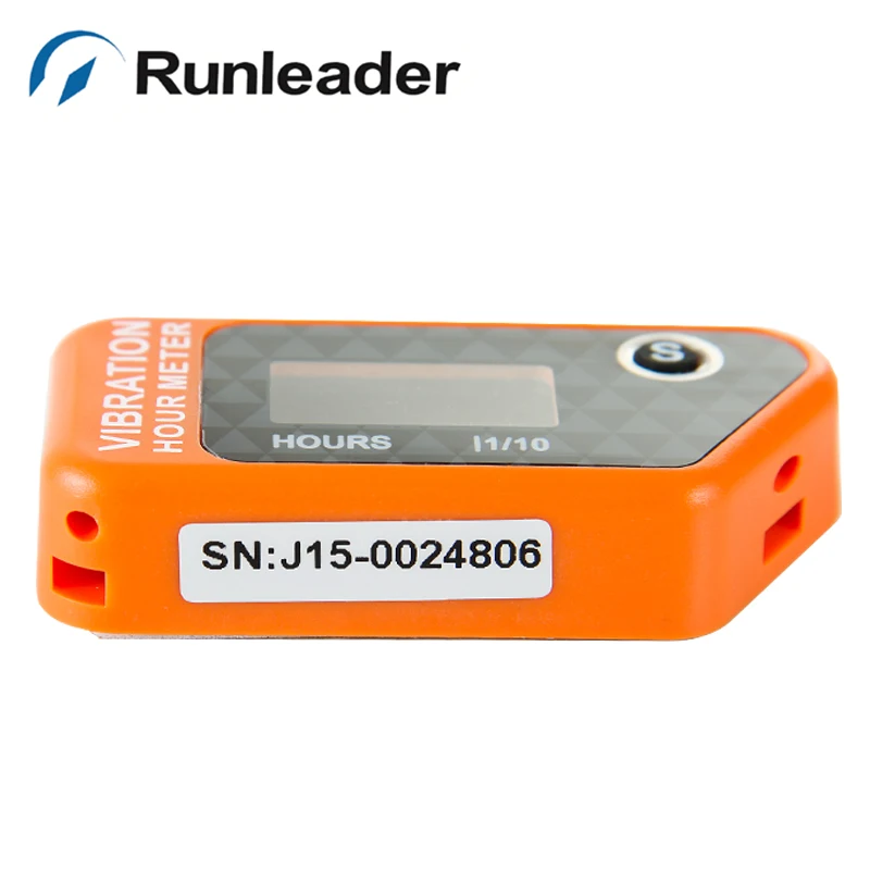 (30 шт./лот) сбрасываемый беспроводной вибрационный Счетчик рабочего времени