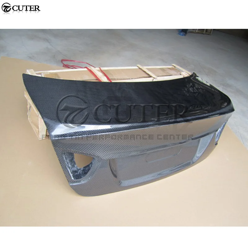 E90 3 серии 320i 325i 330i CSL Стиль углеродное волокно Задняя Крышка багажника капот