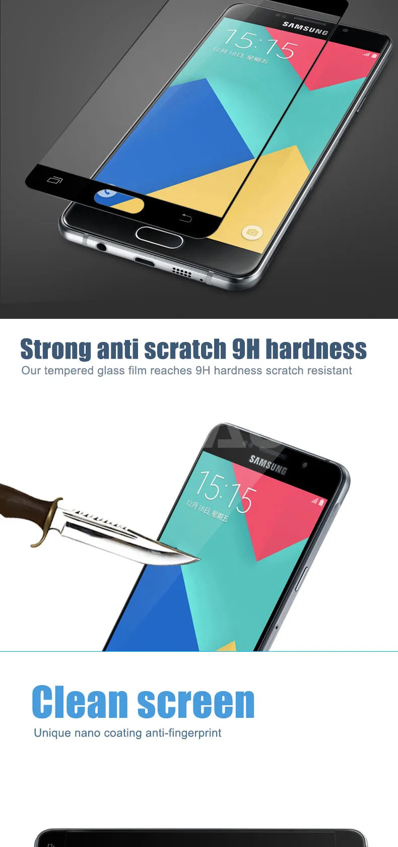 9D Защитное стекло для samsung Galaxy A3 A5 A7 J3 J5 J7 S7 закаленное защитное стекло для экрана чехол